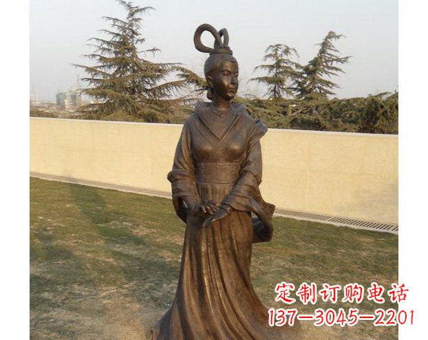 许昌铜雕古代美女人物雕塑