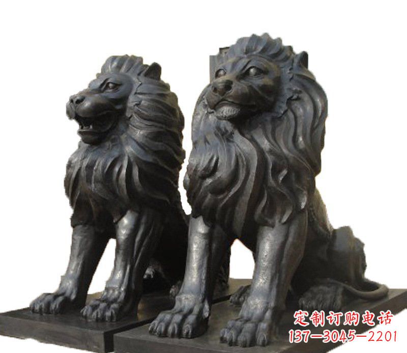 许昌铜雕古代神兽狮子雕塑