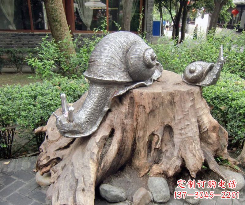许昌铜雕母子蜗牛
