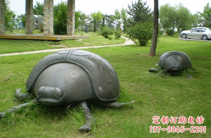 许昌铜雕七星瓢虫公园动物雕塑