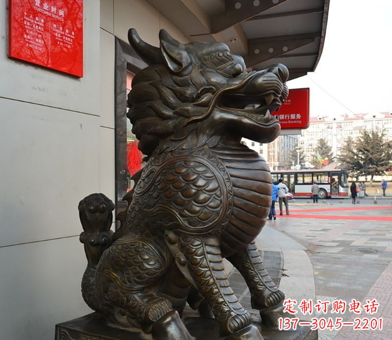 许昌铜雕麒麟