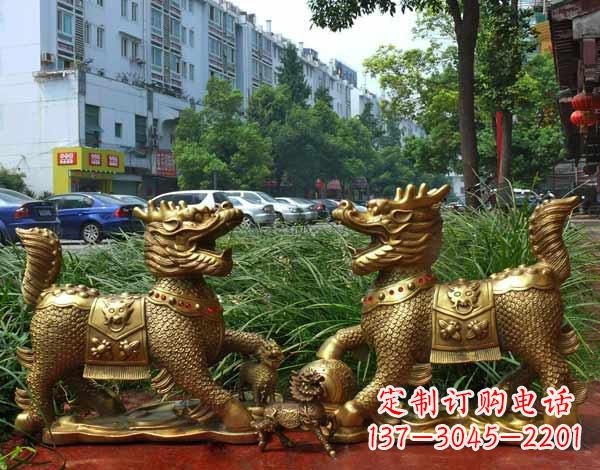 许昌铜雕麒麟神兽