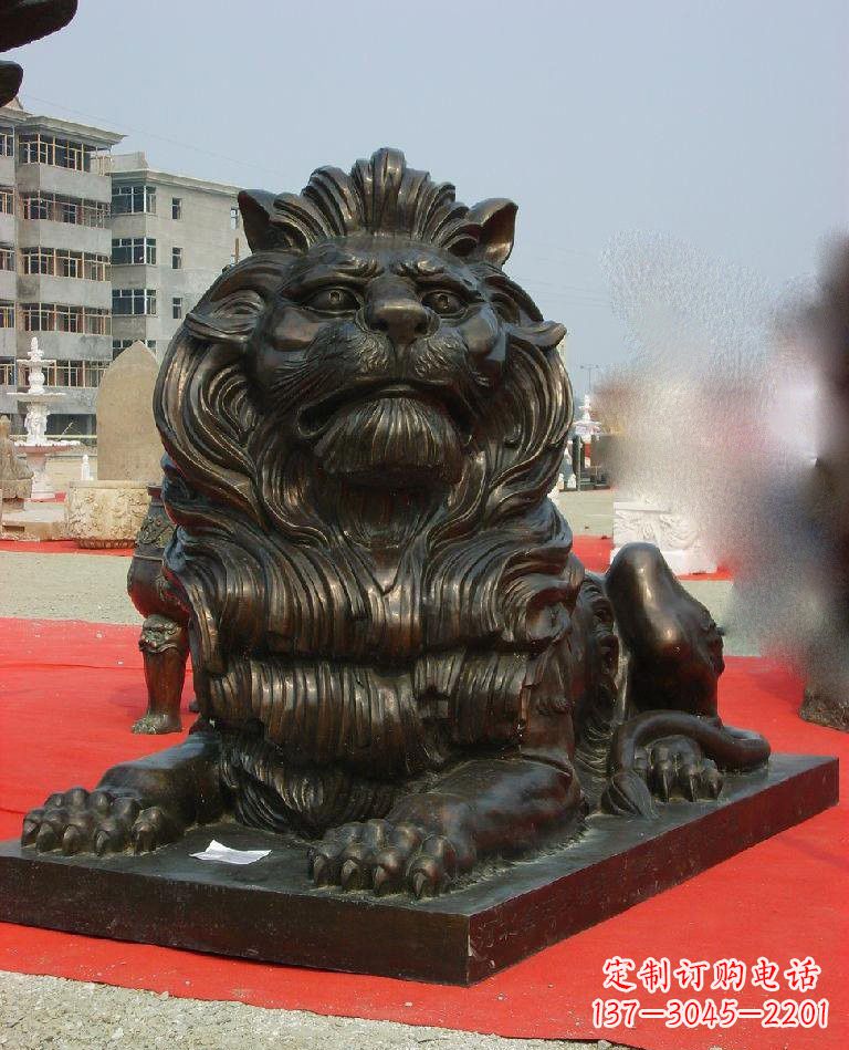 许昌铜雕西洋狮子222