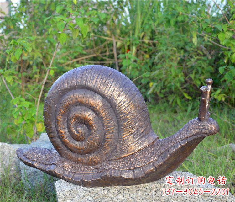 许昌蜗牛铜雕塑