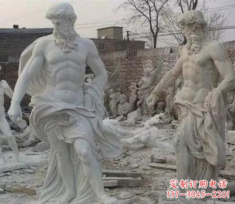 许昌西方阿基米德人物石雕