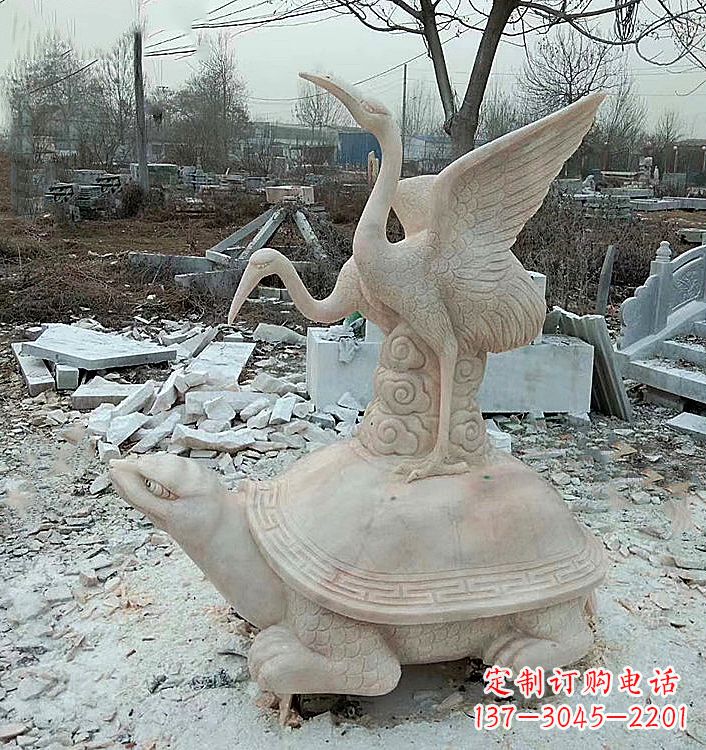 许昌仙鹤石材雕塑