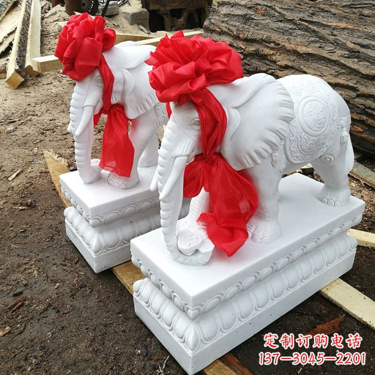 许昌现代石雕大象