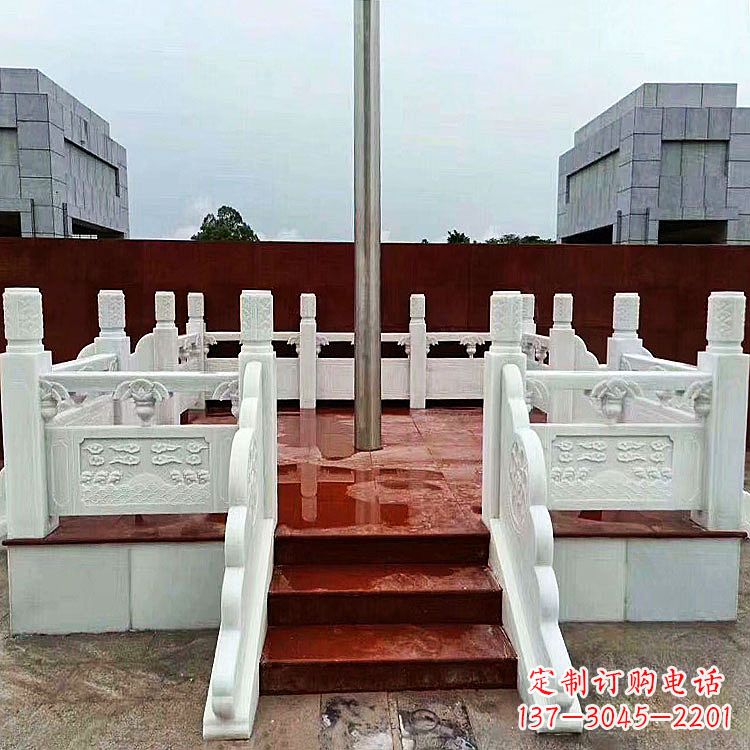 许昌学校石雕升旗台