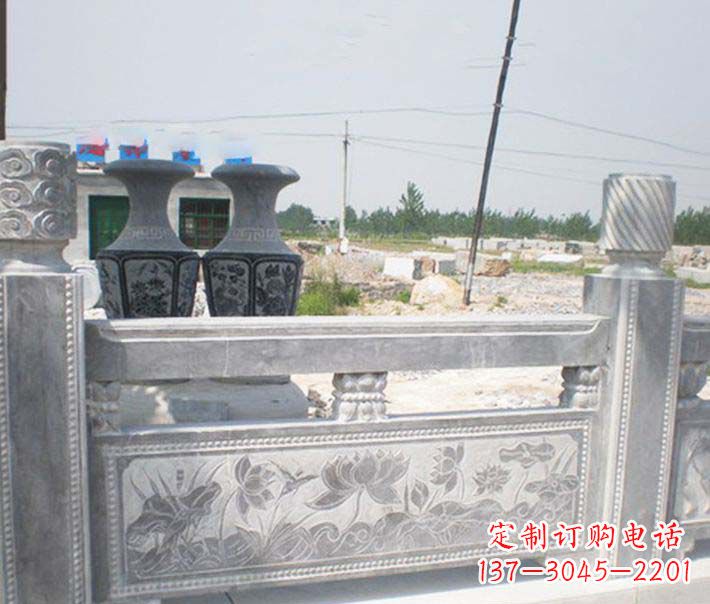 许昌园林仿古石栏板景观石雕 (3)
