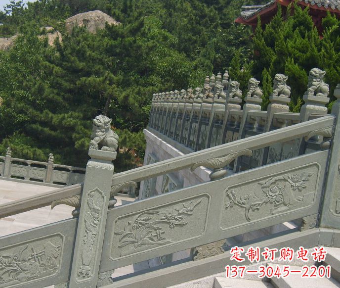 许昌园林仿古石栏板景观石雕 (4)