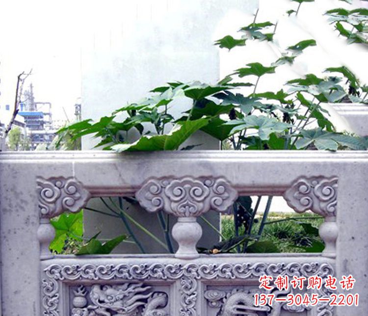 许昌园林仿古石栏板景观石雕 (6)