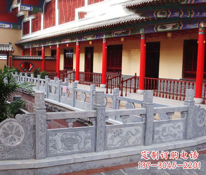 许昌园林仿古石栏板景观石雕 (12)