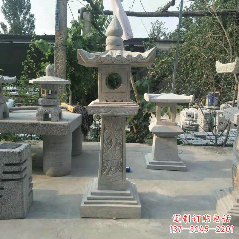 许昌园林仿古做旧中式石灯