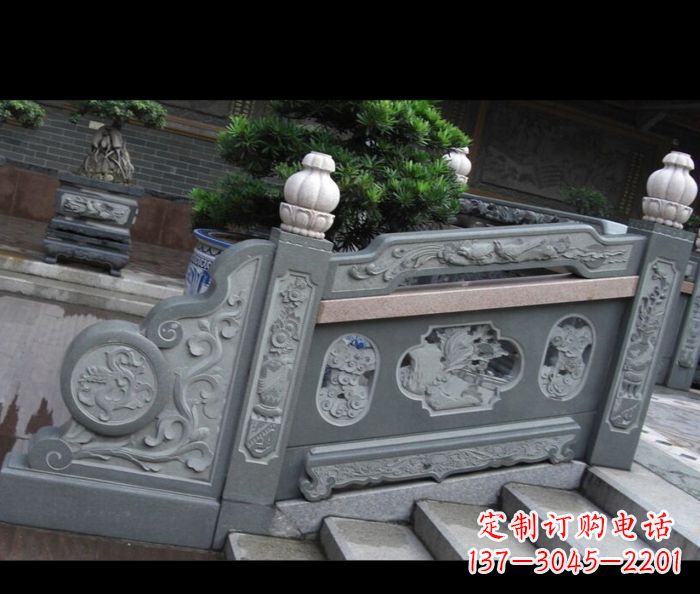 许昌园林景观大理石栏板雕塑 (6)
