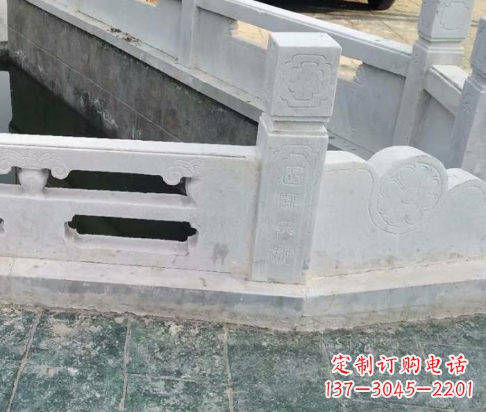 许昌园林景观大理石栏板雕塑 (7)