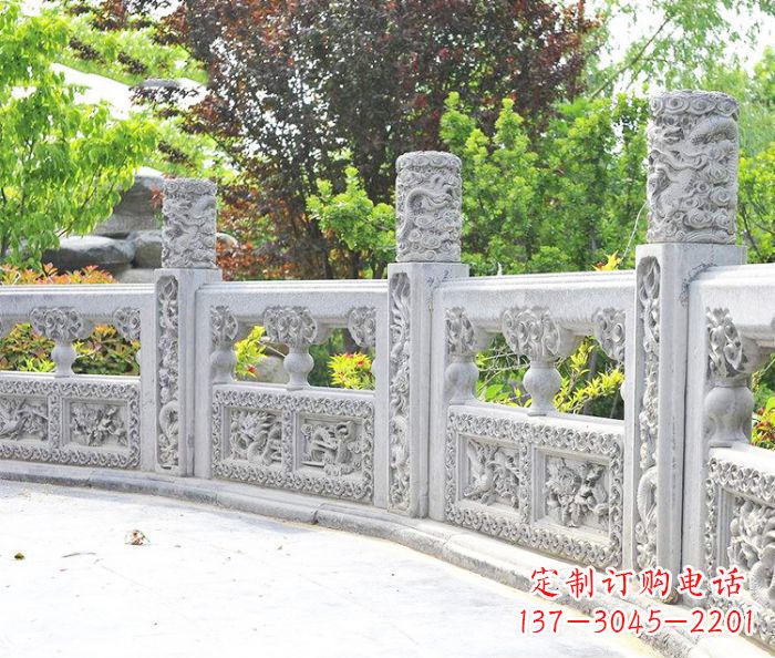 许昌园林景观大理石栏板石雕 (9)