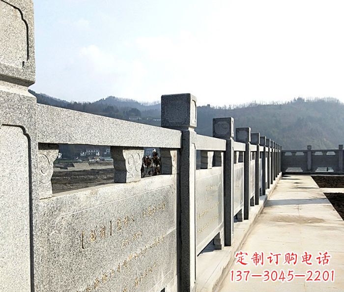 许昌园林景观大理石栏板石雕 (14)