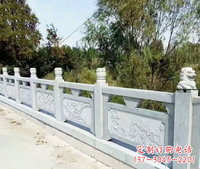 许昌园林景观大理石栏板石雕_1