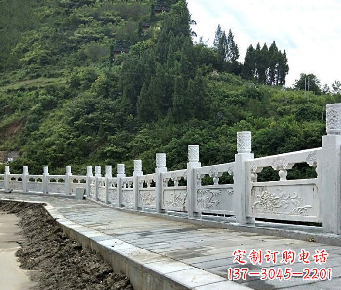许昌园林景观大理石栏板石雕_2