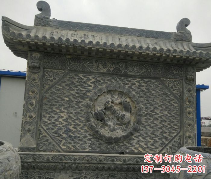 许昌园林景观仿古石雕影壁