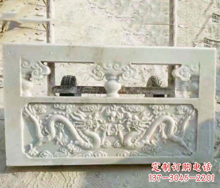 许昌园林石浮雕栏板景观石雕