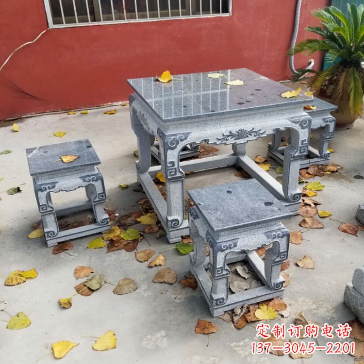 许昌园林石桌凳