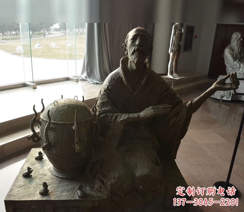 许昌张衡铜雕