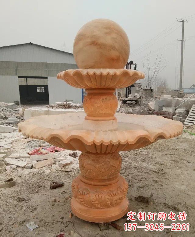 许昌招财双层风水球石雕