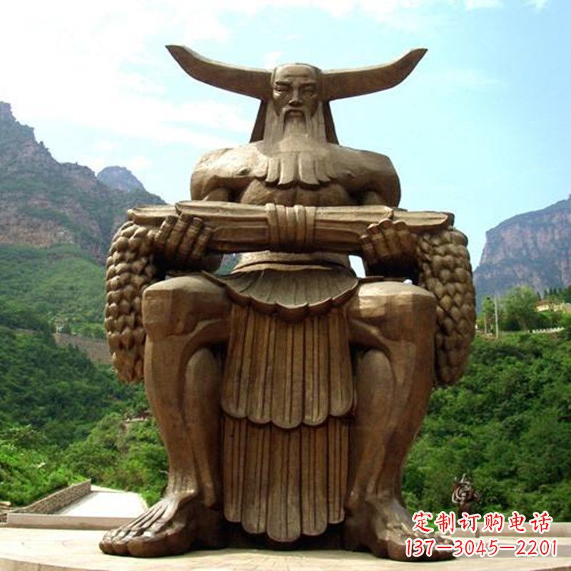 许昌中华民族人文初祖五榖神农大帝大型景观雕塑