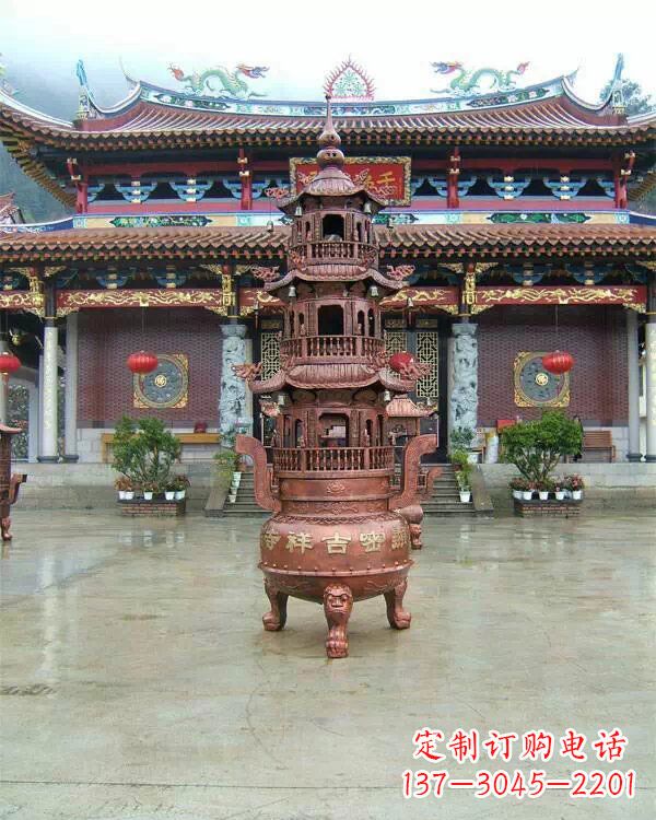许昌宗教庙宇香炉铜雕